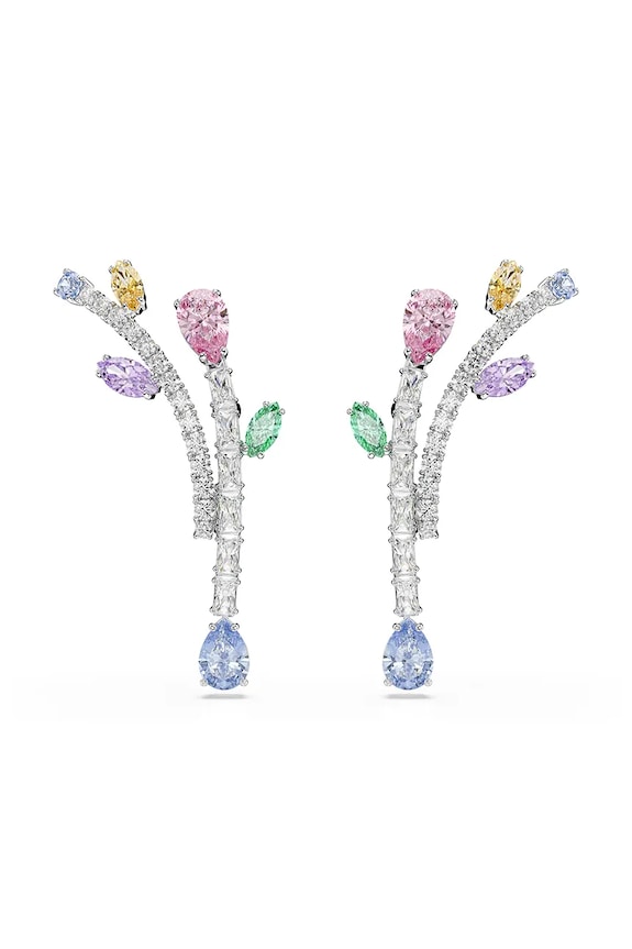 Swarovski σκουλαρίκι γυναικείο μεταλλικό με κρύσταλλο Swarovski Ariana Grande πολύχρωμο 5737426
