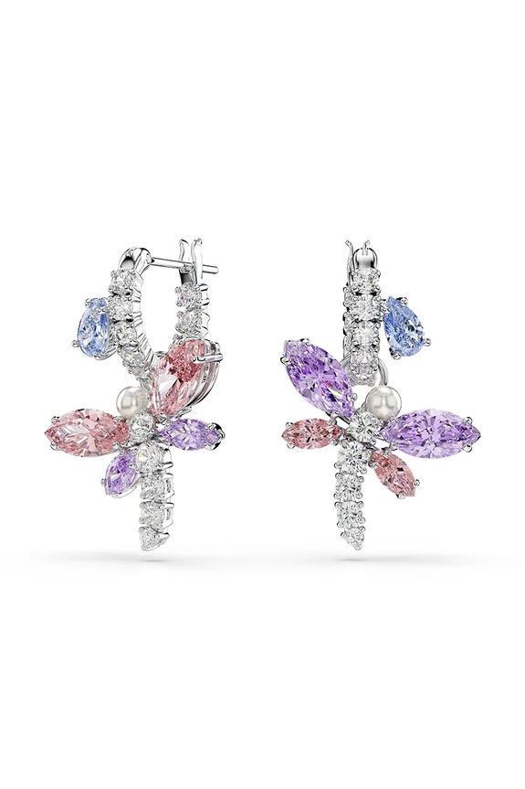 Swarovski σκουλαρίκια Γυναικεία ζιργκόν Ariana Grande x Swarovski ασημί 5749185