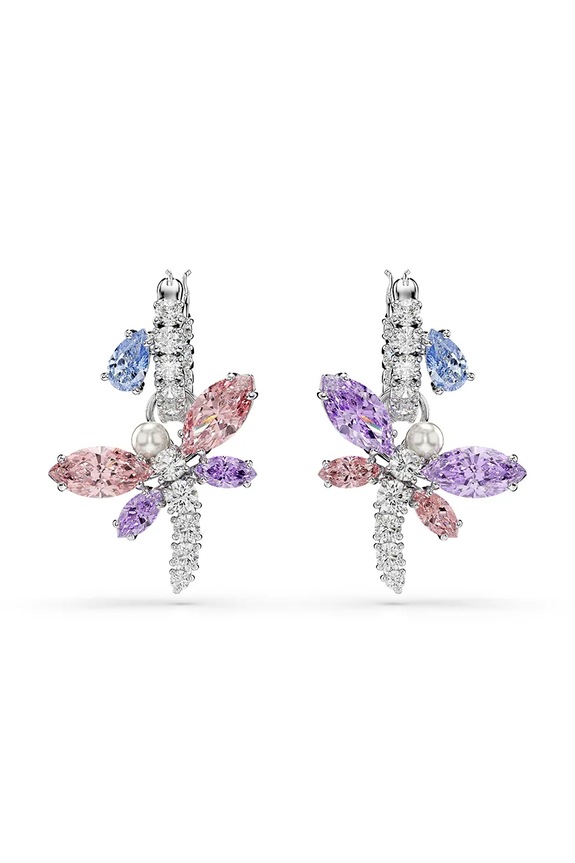 Swarovski σκουλαρίκια Γυναικεία ζιργκόν Ariana Grande x Swarovski 5749185 ασημί SS26