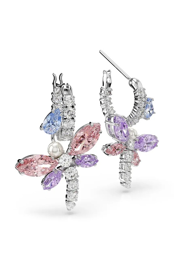 Swarovski σκουλαρίκια Γυναικεία ζιργκόν Ariana Grande x Swarovski ασημί 5749185
