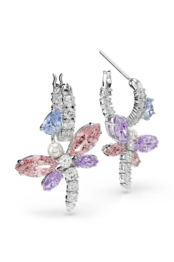 Swarovski σκουλαρίκια Γυναικεία ζιργκόν Ariana Grande x Swarovski ασημί 5749185