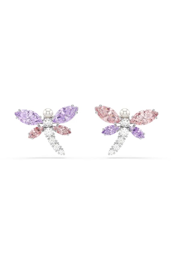 Swarovski fülbevaló női fém köbös cirkónium Ariana Grande x Swarovski rózsaszín 5737371