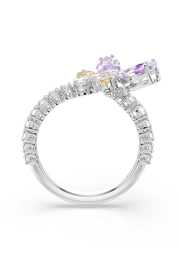 Swarovski Δαχτυλίδι γυναικείο μεταλλικό κρυστάλλινο Swarovski Ariana Grande x Swarovski ασημί 5737368
