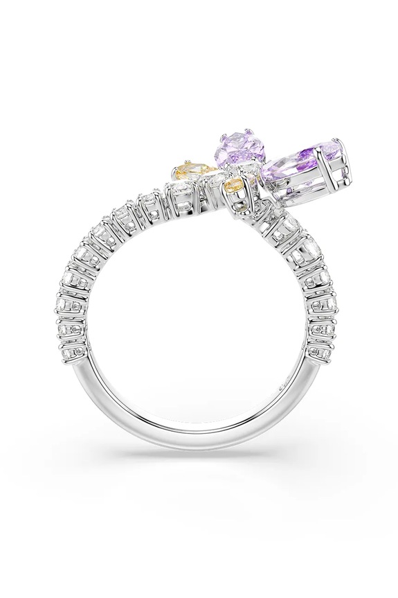 Swarovski δαχτυλίδι γυναικείο με κρύσταλλο Swarovski Ariana Grande x Swarovski ασημί 5737370