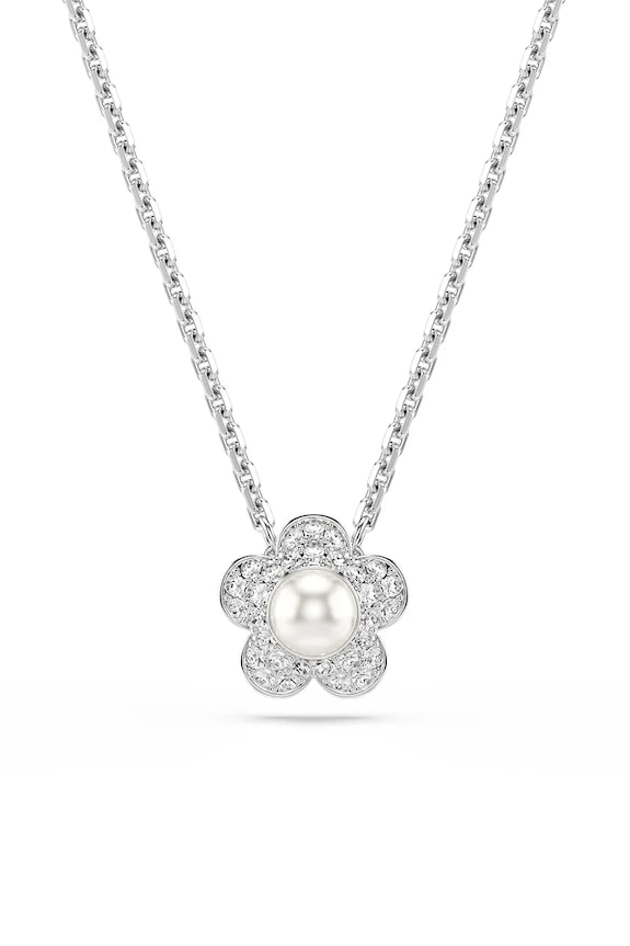Αξεσουάρ Swarovski Γυναικείο σετ κοσμημάτων, μέταλλο, κρύσταλλο, Ariana Grande x Swarovski 5749180 ασημί
