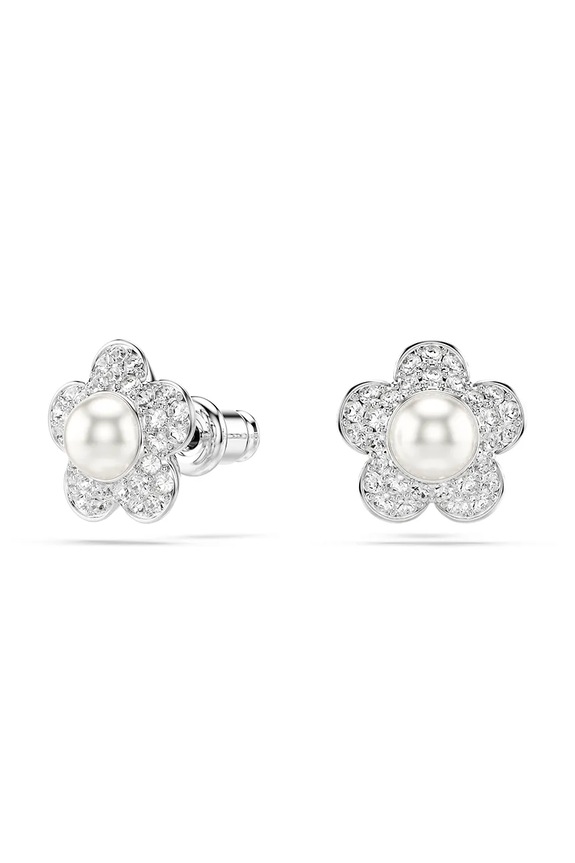 Swarovski Γυναικείο σετ κοσμημάτων, μέταλλο, κρύσταλλο, Ariana Grande x Swarovski 5749180 ασημί