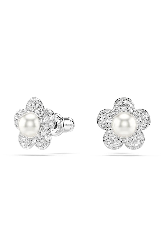 Swarovski Γυναικείο σετ κοσμημάτων, μέταλλο, κρύσταλλο, Ariana Grande x Swarovski 5749180 ασημί