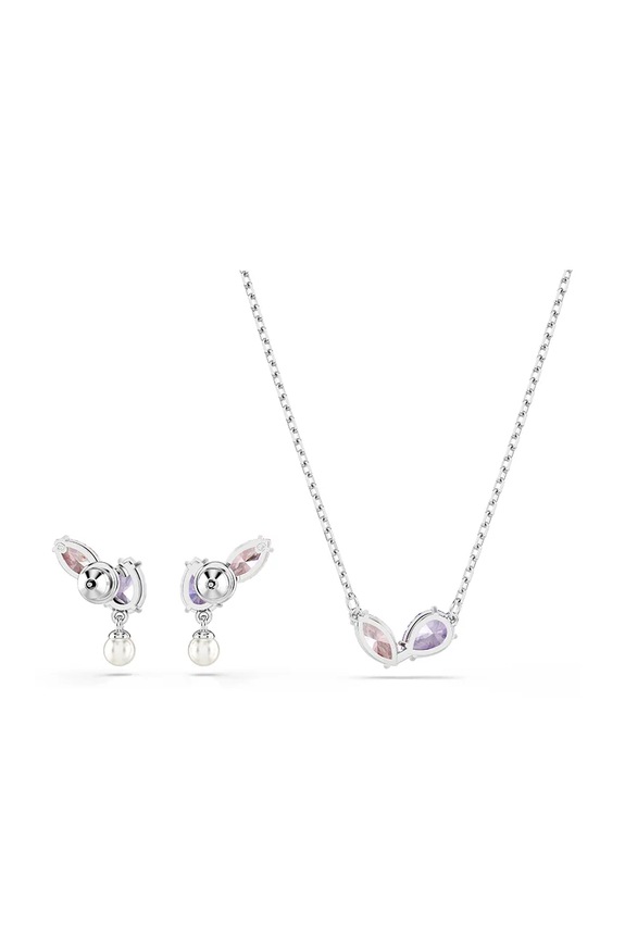 Swarovski ženski komplet nakita iz kovine s Swarovski kristali Ariana Grande x Swarovski 5746577