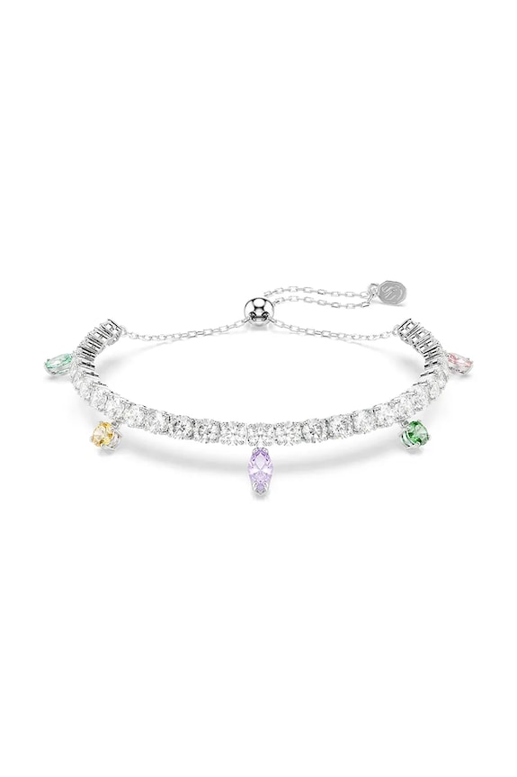 Swarovski βραχιόλι γυναικείο μεταλλικό με κρύσταλλο Ariana Grande x Swarovski ασημί 5742463