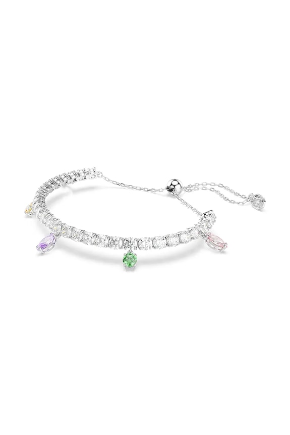 Swarovski βραχιόλι γυναικείο μεταλλικό με κρύσταλλο Ariana Grande x Swarovski 5742463 ασημί SS26