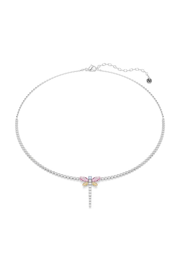 Swarovski ogrlica ženska kubični cirkonij Ariana Grande x Swarovski srebrna 5737425