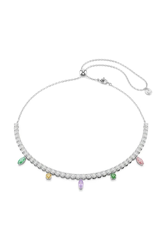 Swarovski κολιέ γυναικείο ζιργκόν Ariana Grande x Swarovski ασημί 5737422