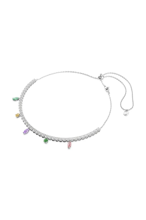 Swarovski κολιέ γυναικείο ζιργκόν Ariana Grande x Swarovski 5737422 ασημί SS26