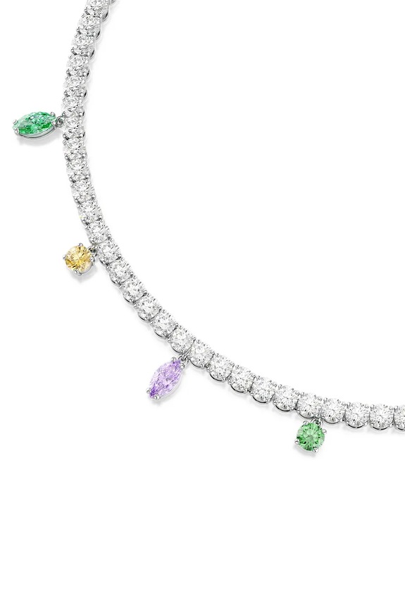 Αξεσουάρ Swarovski κολιέ γυναικείο ζιργκόν Ariana Grande x Swarovski 5737422 ασημί