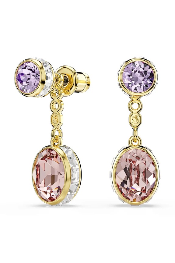 Naušnice Swarovski CHROMA 5738478 zlatna SS26