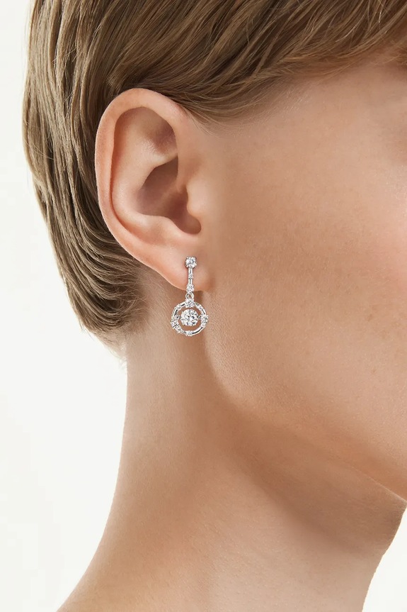 Σκουλαρίκια Swarovski CONSTELLA 5738194 ασημί