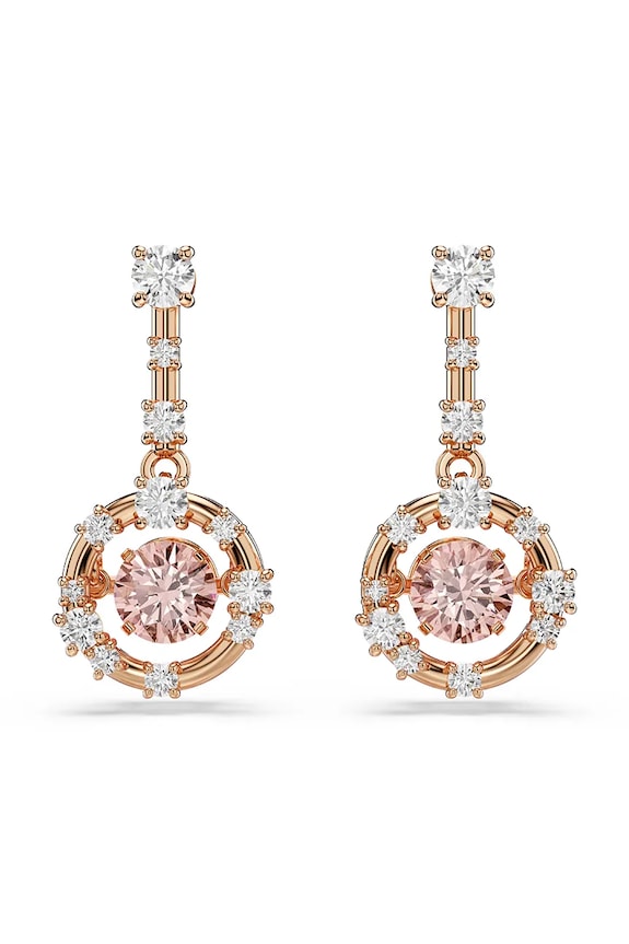 Обици Swarovski CONSTELLA циркони злато 5744239