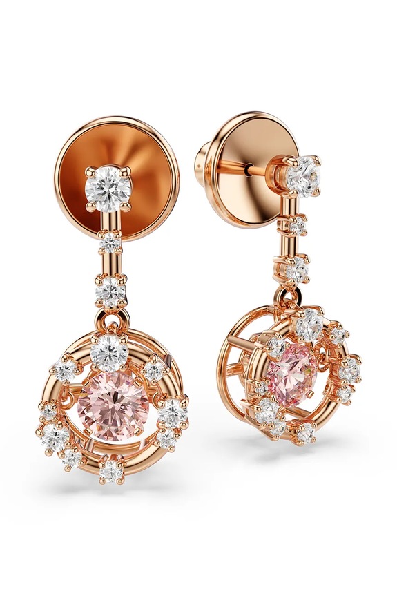Обици Swarovski CONSTELLA злато 5744239