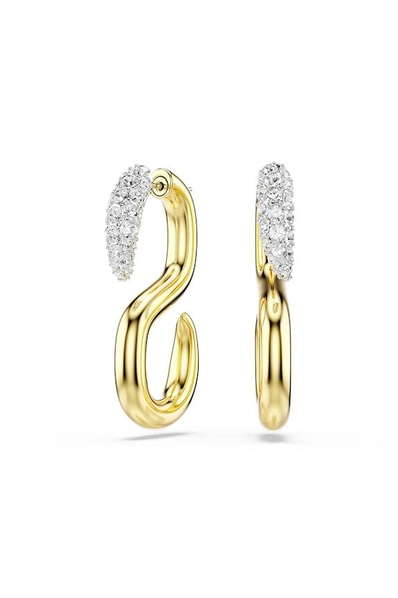 Swarovski kolczyki damskie z kryształem Swarovski DEXTERA złoty 5741796