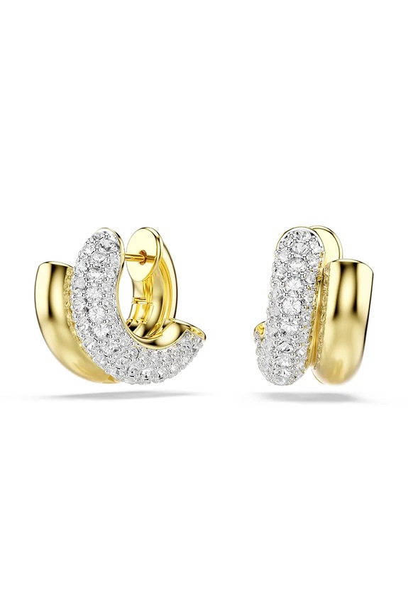 Обици Swarovski DEXTERA кристли Swarowski злато 5740735