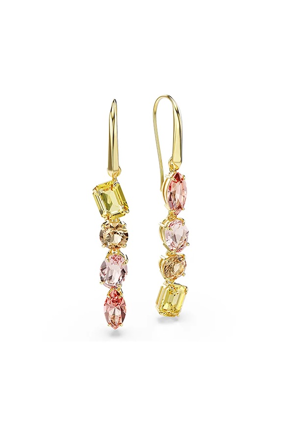 Naušnice Swarovski GEMA zlatna 5737454