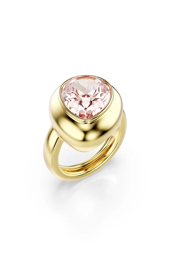 Swarovski prsteň dámsky pozlátený swarovski kryštál GEMA 5753094 zlatá SS26