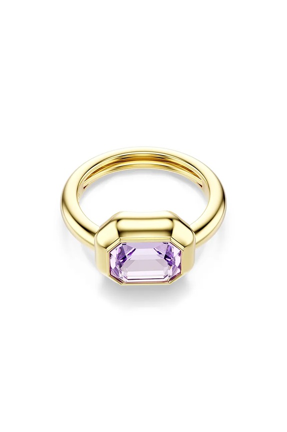 Swarovski prsteň dámsky pozlátený swarovski kryštál GEMA 5753094