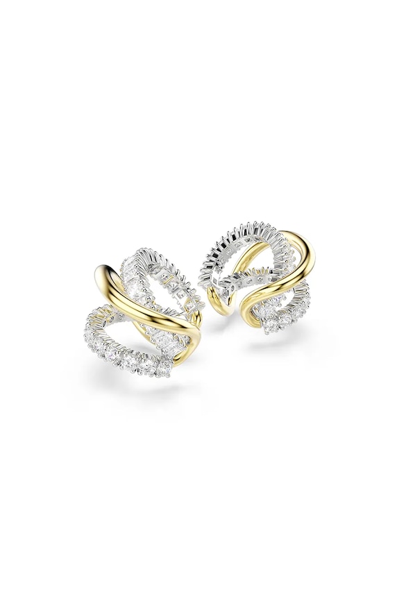 Swarovski nausznice HYPERBOLA złoty 5742842