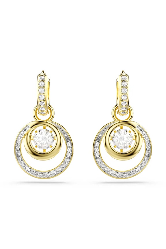 Naušnice Swarovski HYPERBOLA 5738249 zlatna SS26