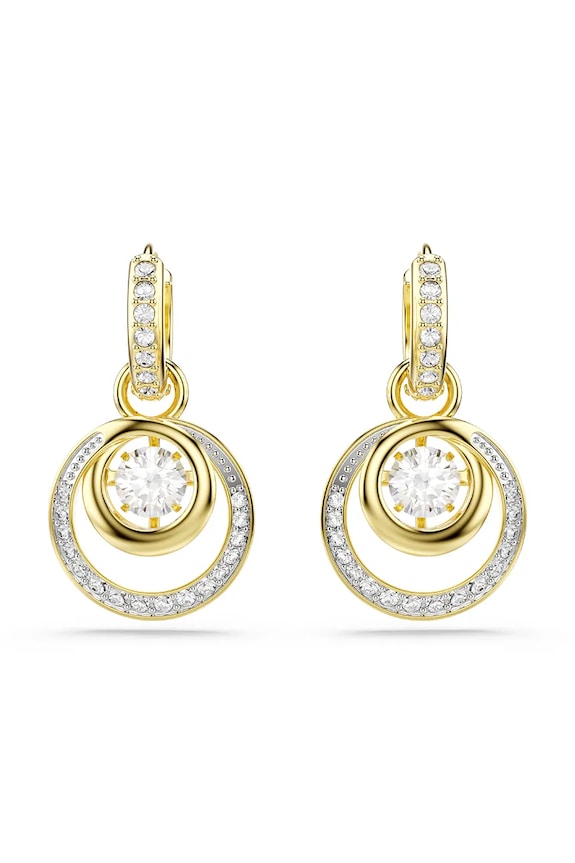 Naušnice Swarovski HYPERBOLA 5738249 zlatna SS26