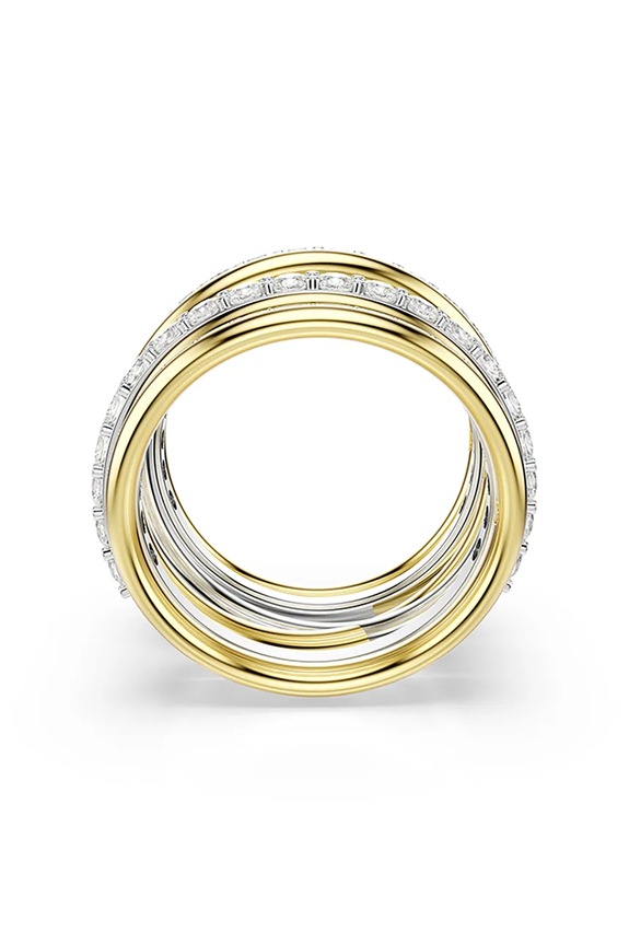 Swarovski pierścionek HYPERBOLA 5740411 złoty SS26