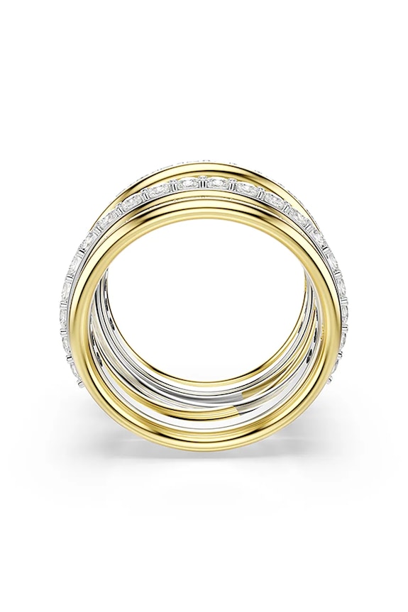 Swarovski pierścionek HYPERBOLA 5740411 złoty SS26