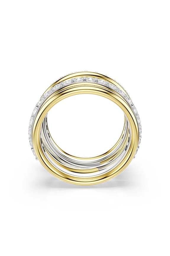 Swarovski anello HYPERBOLA pacco da 3 oro 5740413