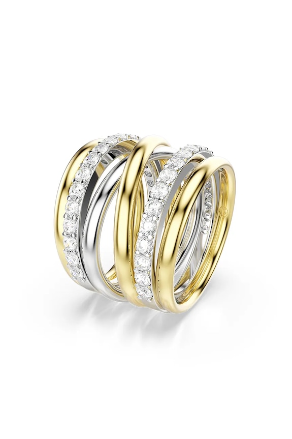 Αξεσουάρ Δαχτυλίδι Swarovski HYPERBOLA 3-pack 5740415 χρυσαφί