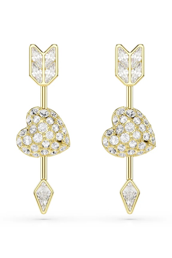 Naušnice Swarovski IDYLLIA cirkonij zlatna 5737295