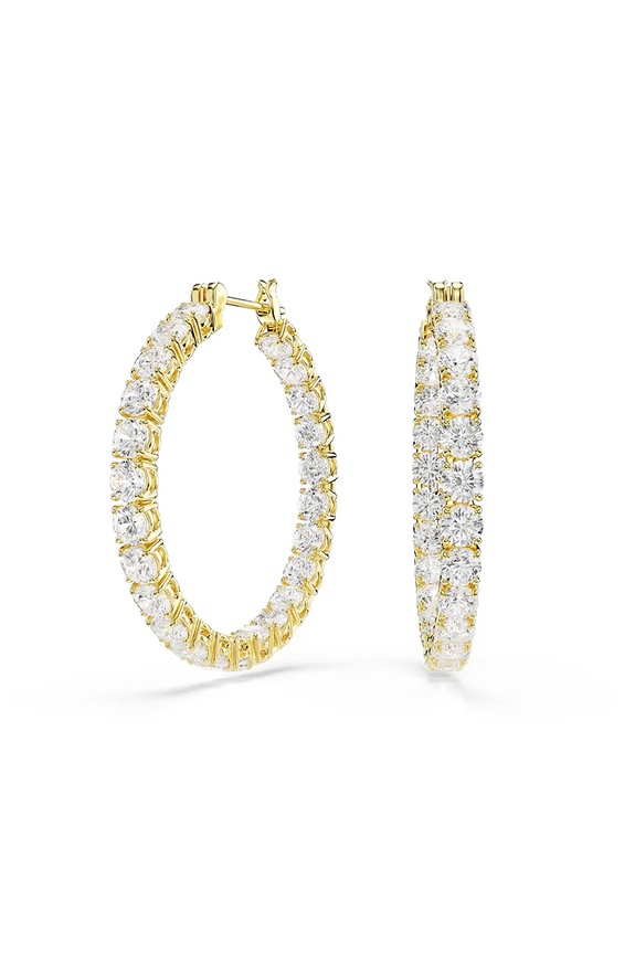 Обици Swarovski MATRIX циркони злато 5750620