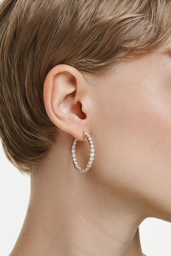 Обици Swarovski MATRIX 5750620 злато