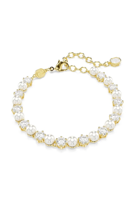 Гривна Swarovski MATRIX циркони злато 5742026