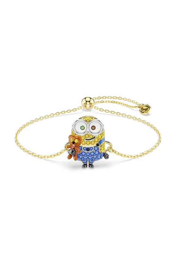 Swarovski brățară pentru femei placată cu aur cristal Swarovski MINIONS aur 5743386