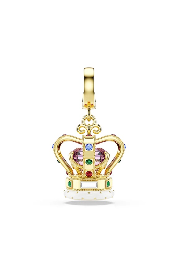 Swarovski privjesak za žene metalni Swarovski kristal MINIONS zlatna 5753019