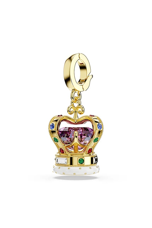 Swarovski privjesak za žene metalni Swarovski kristal MINIONS 5753019 zlatna SS26