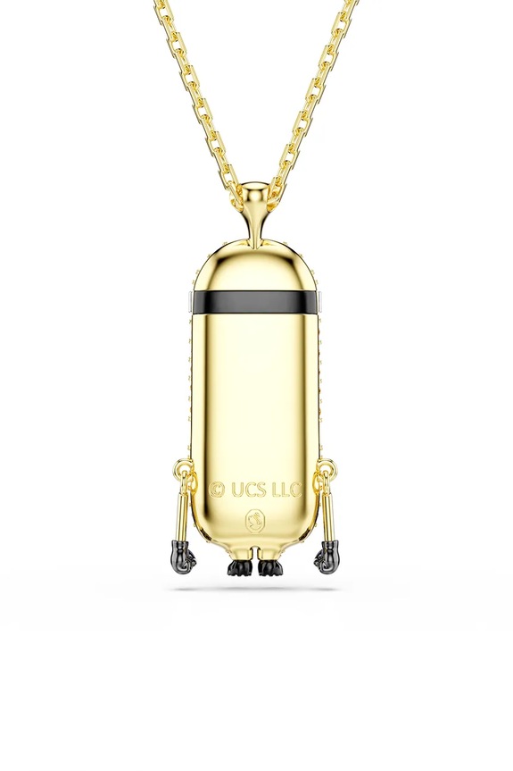 Swarovski colier cu pandantiv pentru femei placat cu aur cu cristal Swarovski MINIONS aur 5743384