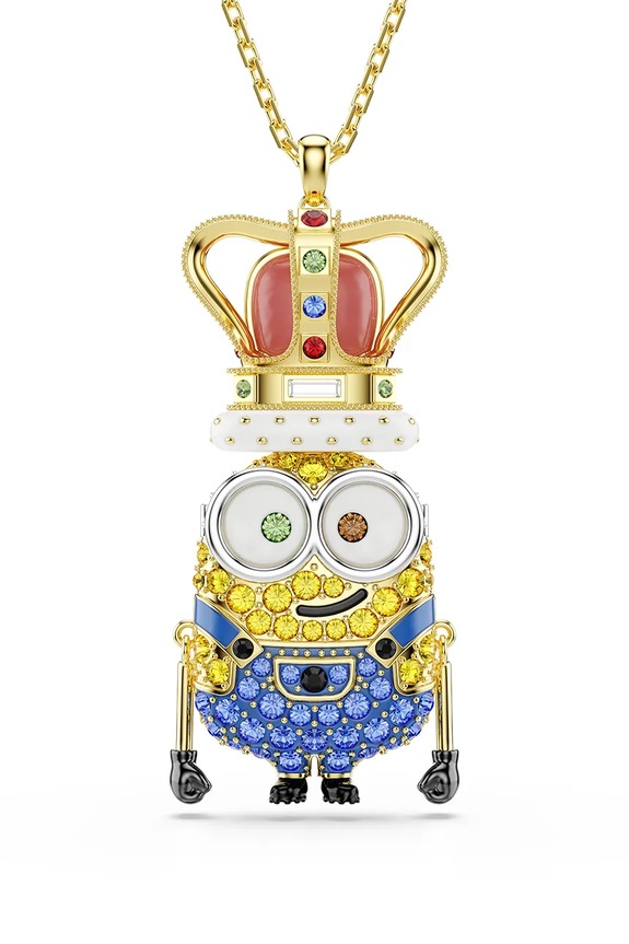 Swarovski náhrdelník s príveskom dámsky pozlátený swarovski kryštál MINIONS zlatá 5743385