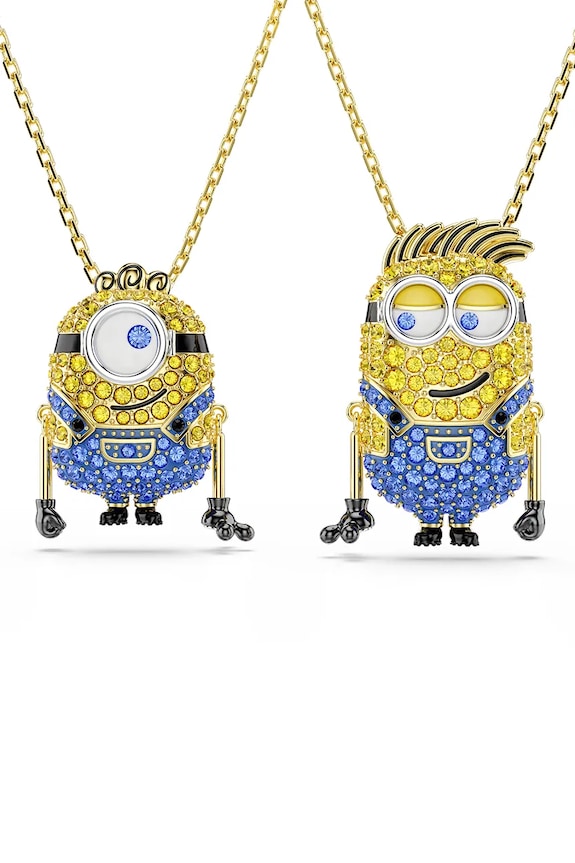 Swarovski colier pentru femei placat cu aur zirconiu cubic MINIONS aur 5751614