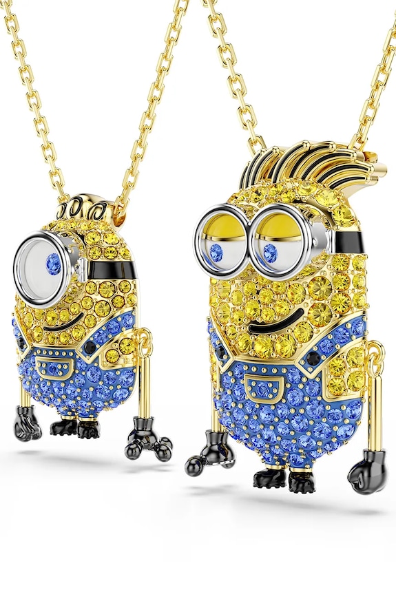 Swarovski colier pentru femei placat cu aur zirconiu cubic MINIONS aur 5751614
