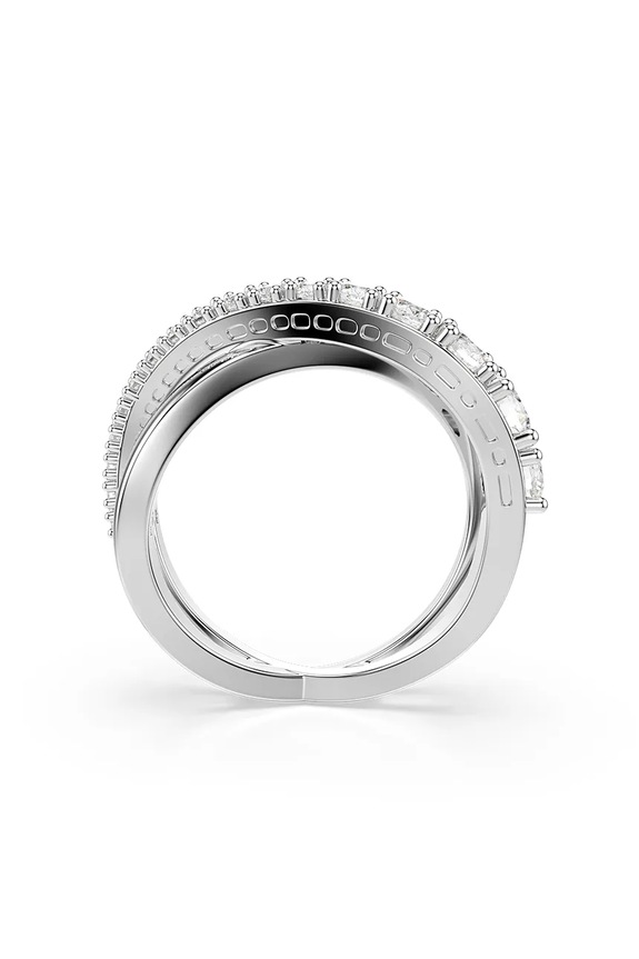 Δαχτυλίδι Swarovski HYPERBOLA ασημί 5714953