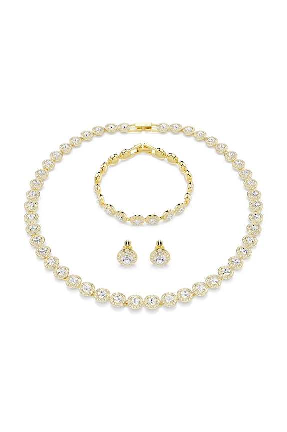 Комплект Swarovski UNA кристли Swarowski злато 5750619
