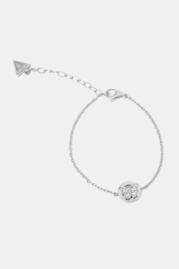 Guess bransoletka damska BORBOLETA srebrny JUBB06.135JW