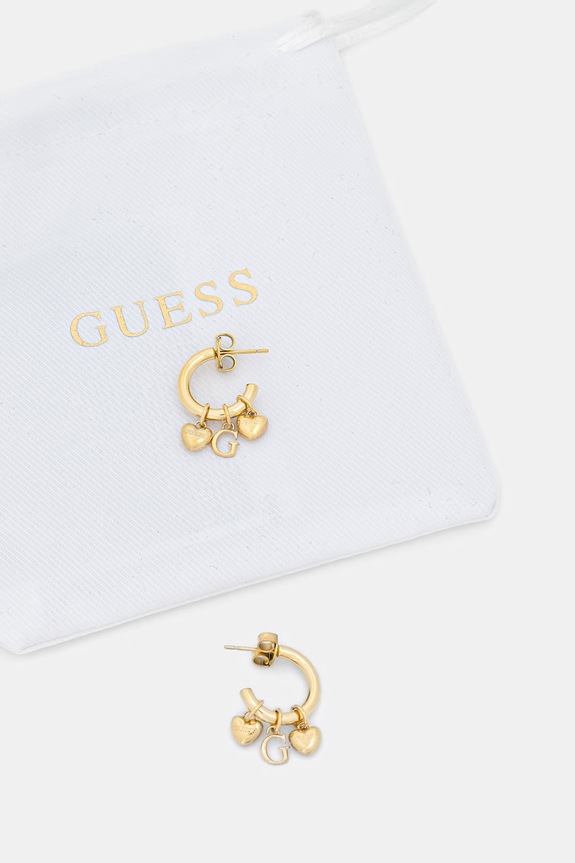 Accesorii Guess cercei feminini din oțel inoxidabil G TALISMAN JUBE06.198JW aur