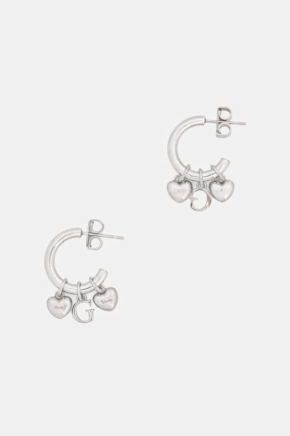 Guess cercei de damă oțel inoxidabil G TALISMAN argintiu JUBE06.198JW